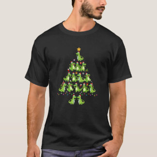 Camiseta Alligator Árvore de Natal Engraçado Sueco de Natal