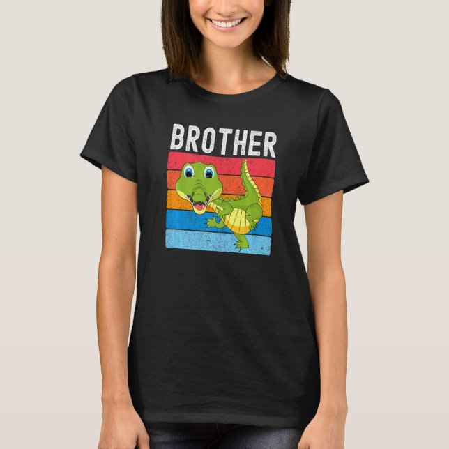 Camiseta Alligator Brother Gator Crocodile Family Premium (Frente)
