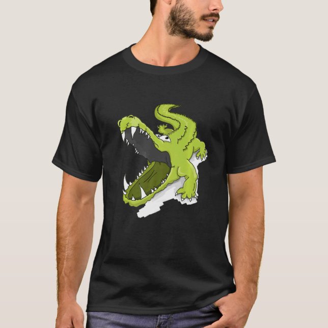 Camiseta Alligator Crocodile Halloween Costume (Frente)