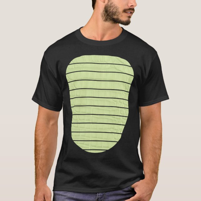 Camiseta Alligator Crocodile Lizard Dinosaur Belly Hallowee (Frente)