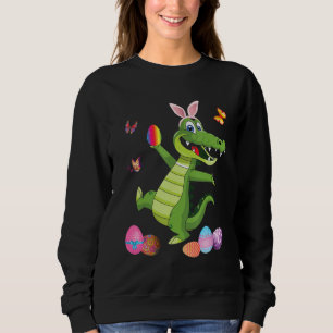 Camiseta Alligator E Coelho Coelho Que Ovos De Páscoa Feliz
