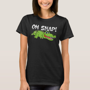 Camiseta Alligator Oh Snap Gator Birthday Para Crianças Gar
