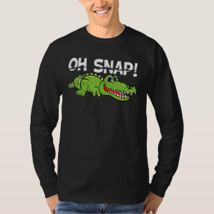 Camiseta Alligator Oh Snap Gator Birthday Para Crianças Gar