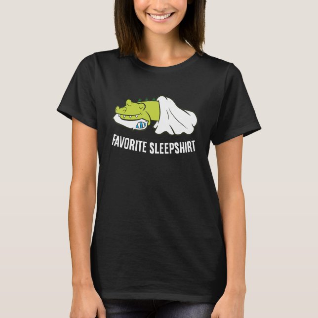 Camiseta Alligator Pajama Favorito do Sono (Frente)