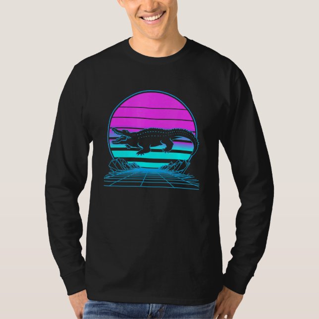 Camiseta Alligator Pastel Goth Vaporwave (Frente)