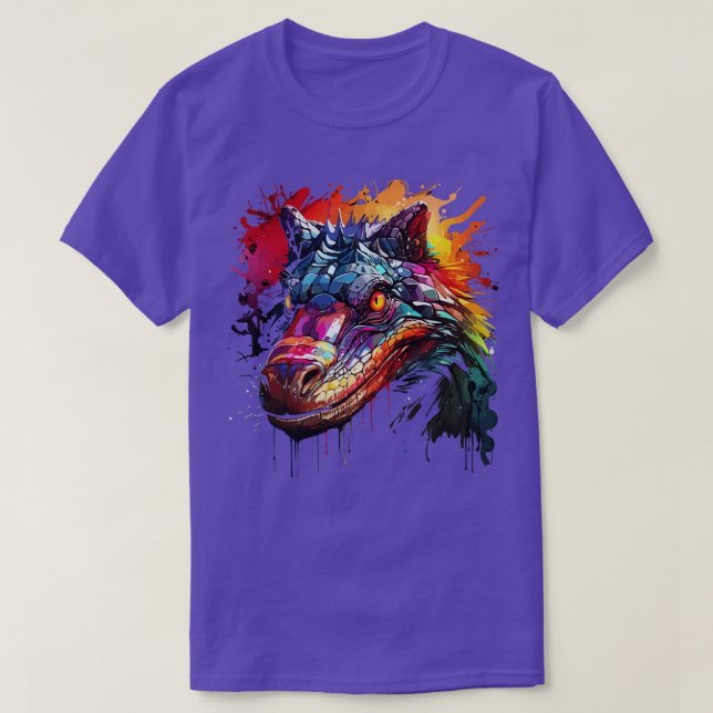 Camiseta Alligator Rainbow (Frente do Design)