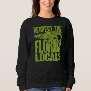 Camiseta Alligator Respeita O Crocodilo Local Da Flórida