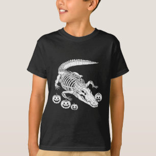 Camiseta Alligator Skeleton Birthday Halloween Mens