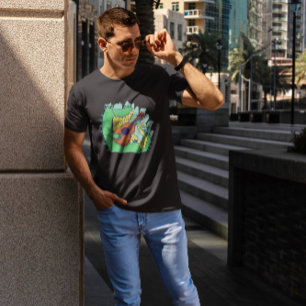 Camiseta Alligator tocando violão