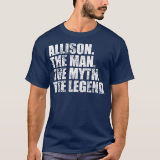 Camiseta Allison Allison Nome da família Allison sobrenome