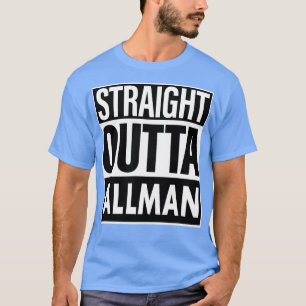 Camiseta Allman Name Hetero Outta Allman