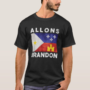 Camiseta Allons Brandon Louisiana Acadiana Flag Allons Bran