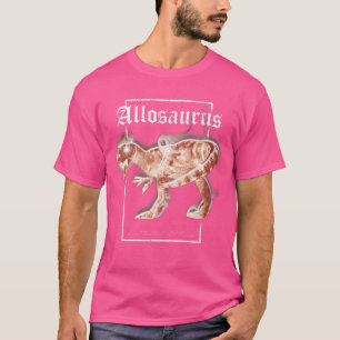 Camiseta Allosaurus Giant Lennse Theropoda Dinosaur Chalkti