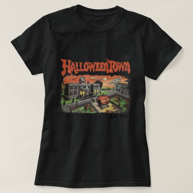 Camiseta alloweentown (Frente do Design)