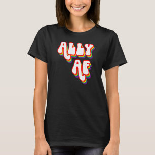 Camiseta Ally Af LGBTQ Gay Igualdade Translésbica