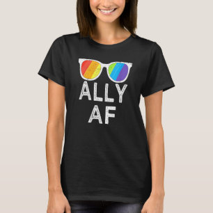 Camiseta Ally Af Shirt Óculos de sol Sinalizador Trans Igua