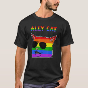 Camiseta Ally Cat Memes Mama O Gato Lgbtq