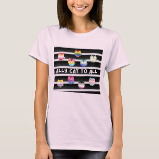 Camiseta Ally Cat Para Todos