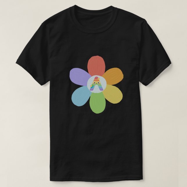 Camiseta Ally Flor (Frente do Design)