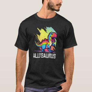 Camiseta Allysaurus Dinosaur Funny Dino Graphic Ally Equali