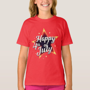 Camiseta Alma Americana: Vibrações Clássicas do 4 de Julho