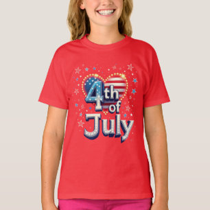 Camiseta Alma Americana: Vibrações Clássicas do 4 de Julho