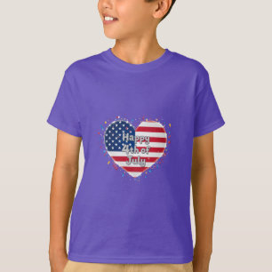 Camiseta Alma Americana: Vibrações Clássicas do 4 de Julho