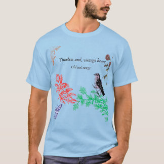 Camiseta Alma Atemporal Vintage Coração – Floral & Estético