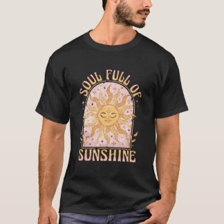 Camiseta Alma Cheia De Sol Lua E Mistério Celestial