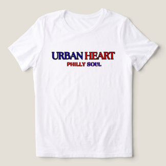 Camiseta ALMA DA FILADÉLFIA CORAÇÃO URBANO Azul Vermelho Fe