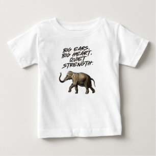 Camiseta Alma da selva. Coração elefante.