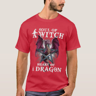 Camiseta Alma De Um Coração De Bruxa De Uma Bruxa Escura Dr