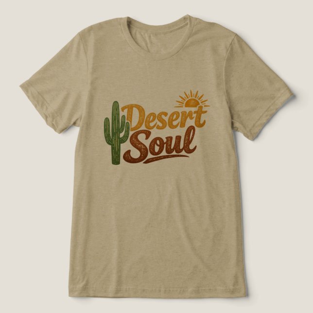 Camiseta Alma do Deserto (Design frontal)