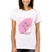 Alma em Flor - Arte de Linha Floral Minimalista fl