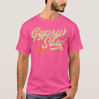 Camiseta Alma Gypsy Fumante de Folha de Corte ao ar livre c