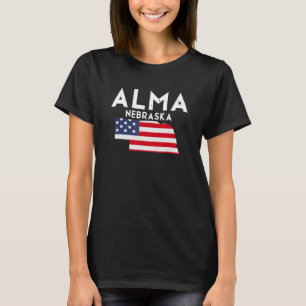 Camiseta Alma Nebraska EUA State America Viagem Nebraska