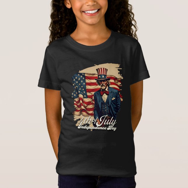 Camiseta Alma Orgulhosa do 4 de Julho (Frente)