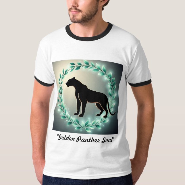 Camiseta Alma Pantera Dourada (Frente)