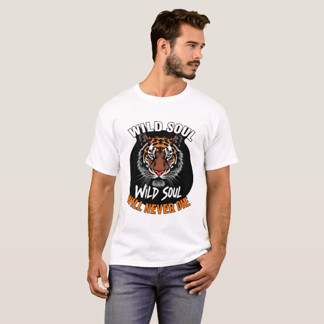 Camiseta Alma Selvagem Nunca Morre (Frente Completa)