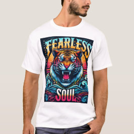 Camiseta Alma sem rosto - Trabalho de arte de Tigre Vibrant