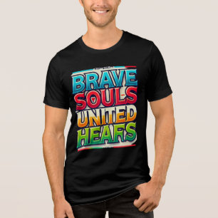 Camiseta Almas bravas Corações Unidos ( Designed T- shirt )