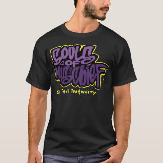 Camiseta Almas de Impressão do salto do pescoço do SofM