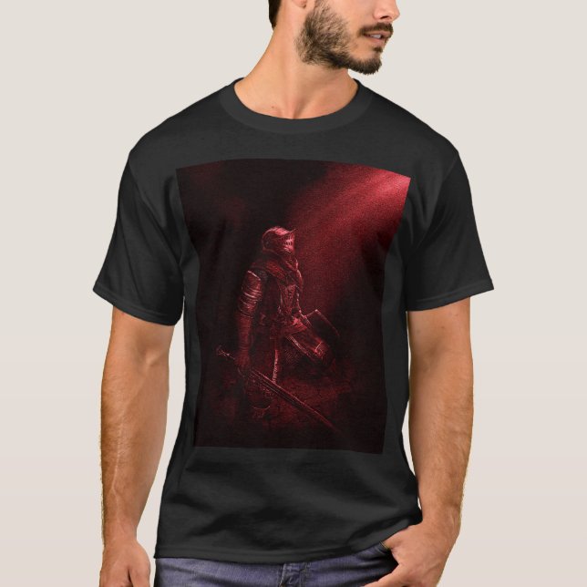 Camiseta Almas Escuras Caem Knight (Frente)