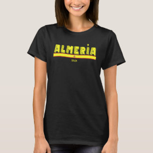 Camiseta Almería Espanha espanhola Bandeira Espana Torista