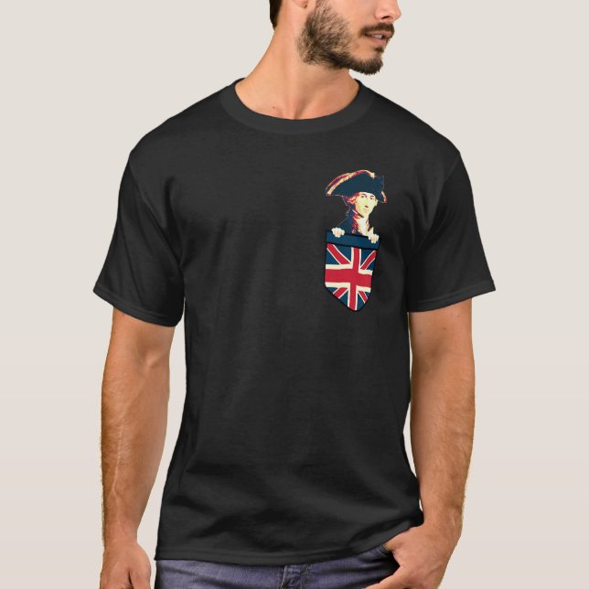 Camiseta Almirante Horatio Nelson No Meu Bolso (Frente)