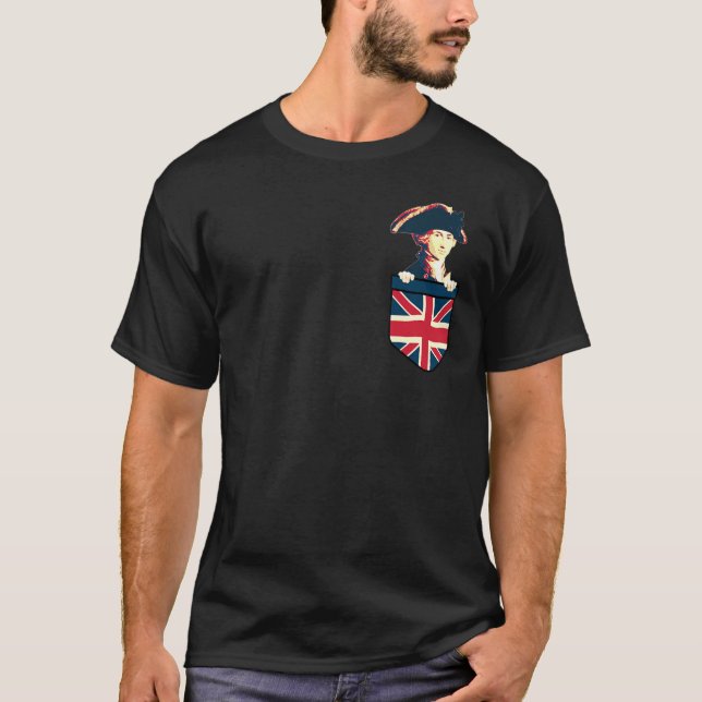 Camiseta Almirante Horatio Nelson No Meu Bolso (Frente)