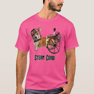 Camiseta Almirante Rodas o Corgi Steampunk