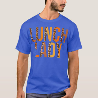 Camiseta Almoçando Lady Leopard Squad Cute Fall Autumn Than