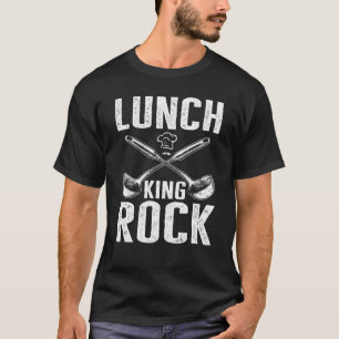 Camiseta Almoçando Lady Lunch King Rock School Nutritrition