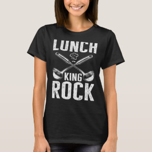 Camiseta Almoçando Lady Lunch King Rock School Nutritrition